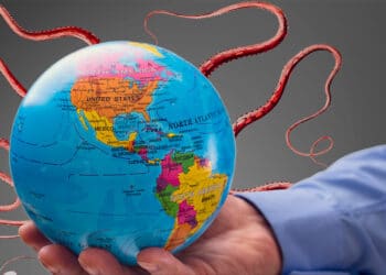 La abolición del tratado de Bretton Woods liberó al monstruo de la economía inflacionaria, extendiendo su dominio en todo el mundo. Composición por CriptoNoticias. rawpixel / freepik.com; BrianAJackson / elements.envato.com.