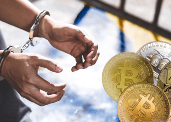 Preso con BTC y bandera de Brasil.