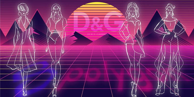 tokens nft moda dolce gabbana polygon blockchain