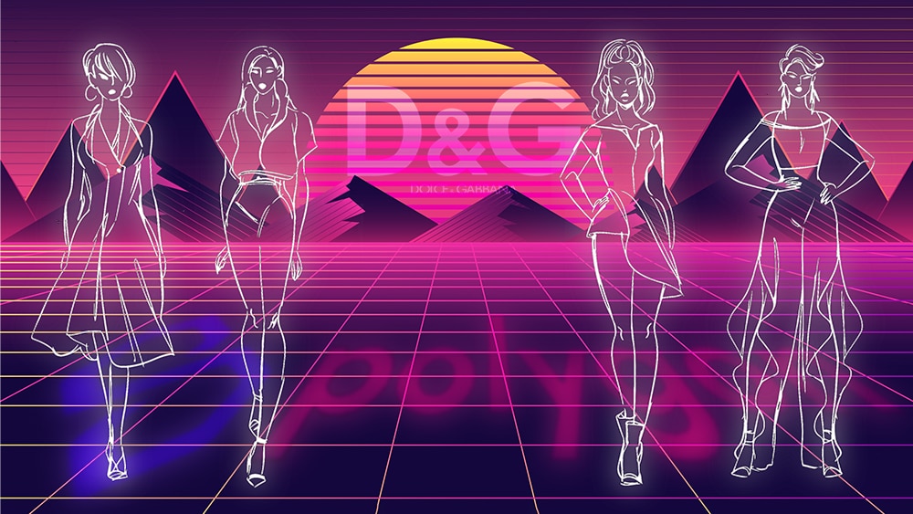 tokens nft moda dolce gabbana polygon blockchain