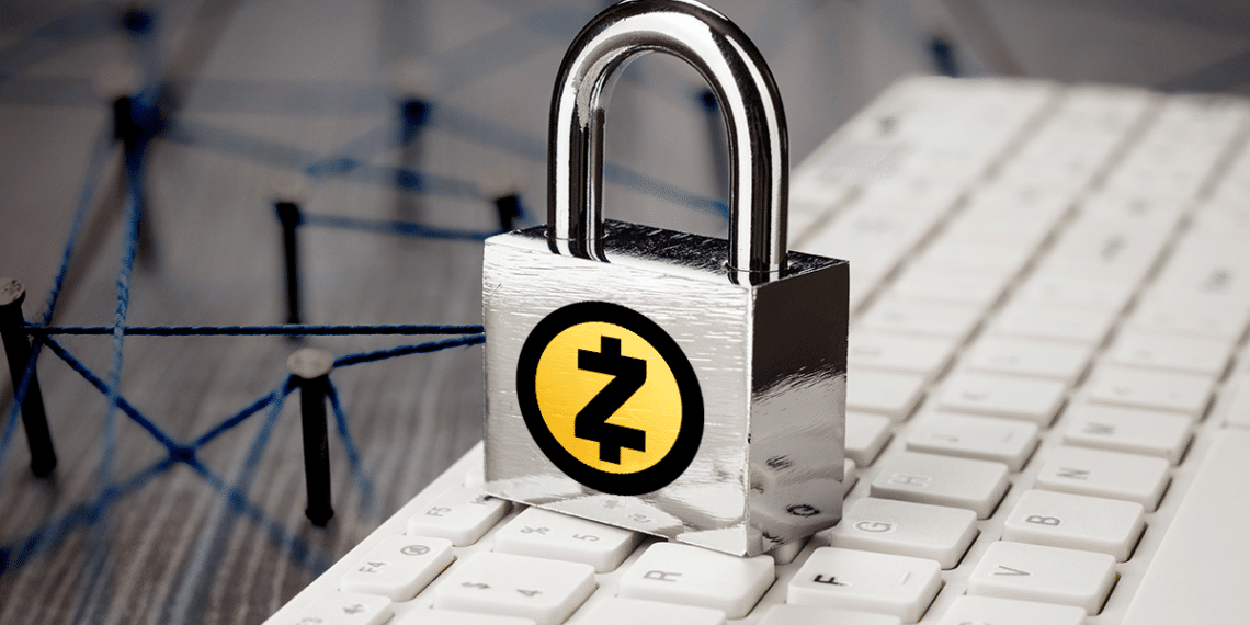 Candado con logo de zCash.