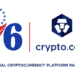 Logos de Crypto.com y del equipo de basketball Philadelphia 76ers