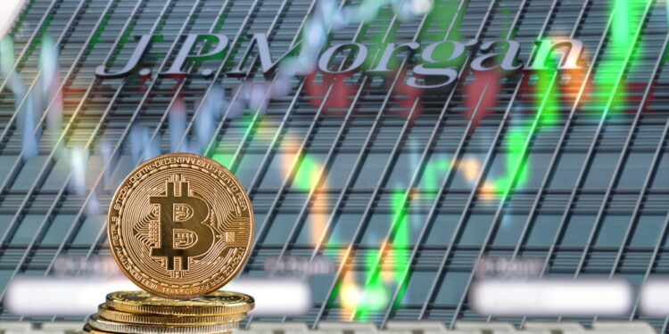 JP Morgan y BTC.