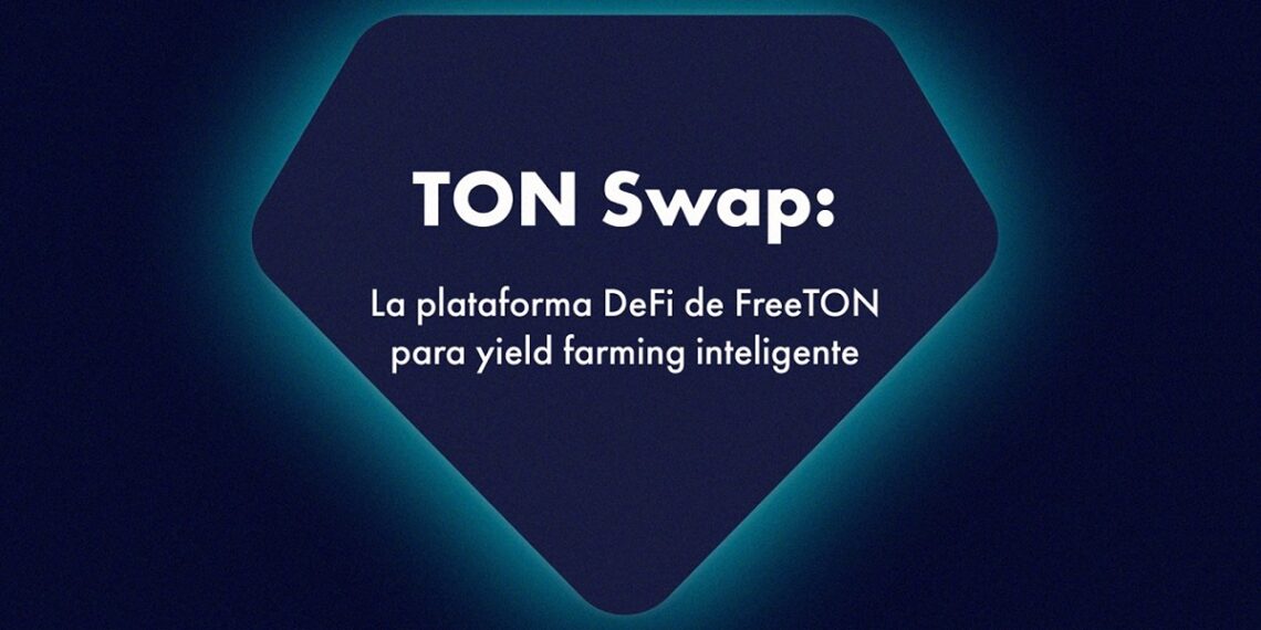 Pancarta promocional de la Plataforma DeFi TON Swap