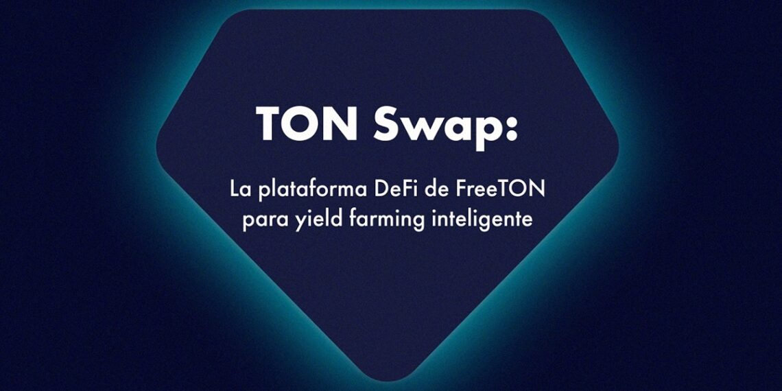 Pancarta promocional de la Plataforma DeFi TON Swap