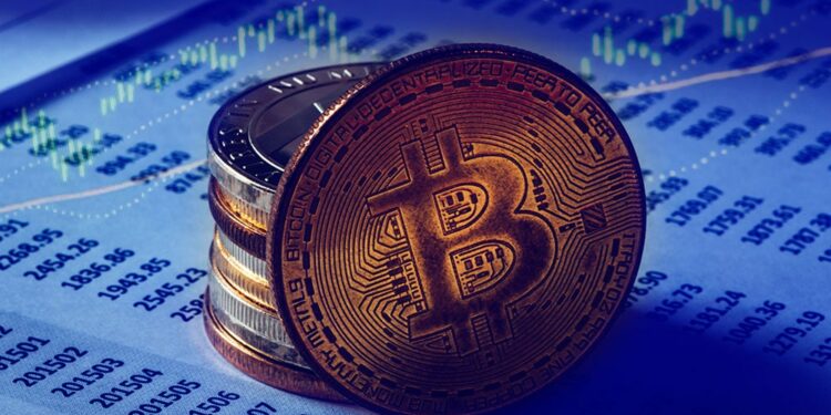BTC y gráfico.