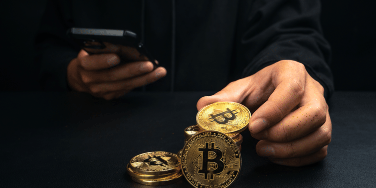 BTC y teléfono.