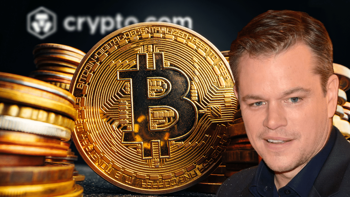 Matt Damon: en las criptomonedas 