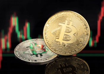 El precio de bitcoin se acercó a los USD 67.000 esta semana. Composición por CriptoNoticias. Fuentes:  formatoriginal  /  elements.envato.com .