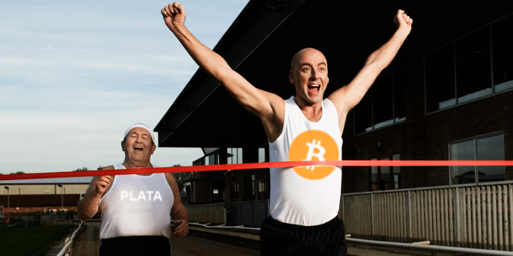 BTC y plata.