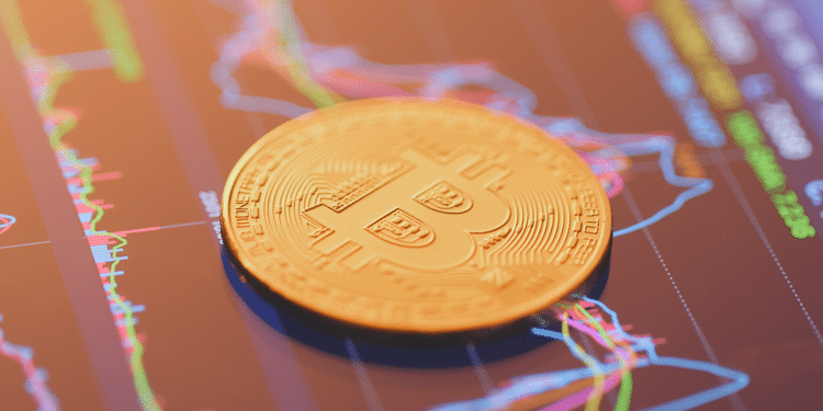 BTC y gráfico.