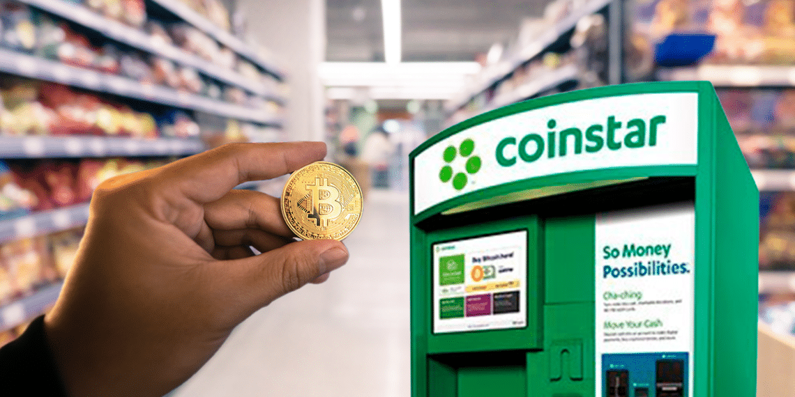 Supermercado BTC y Coinstar.