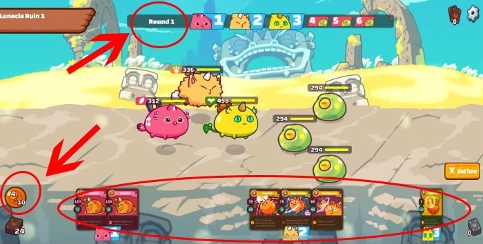 Batallas en Axie Infinity - cómo jugar