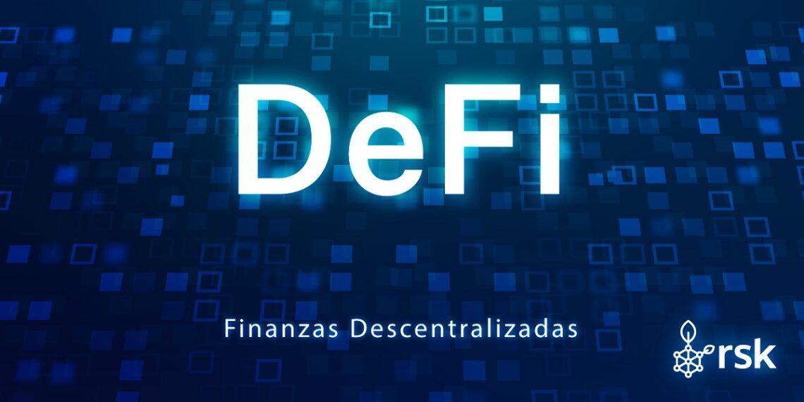 Pancarta DeFi de la blockchain RSK