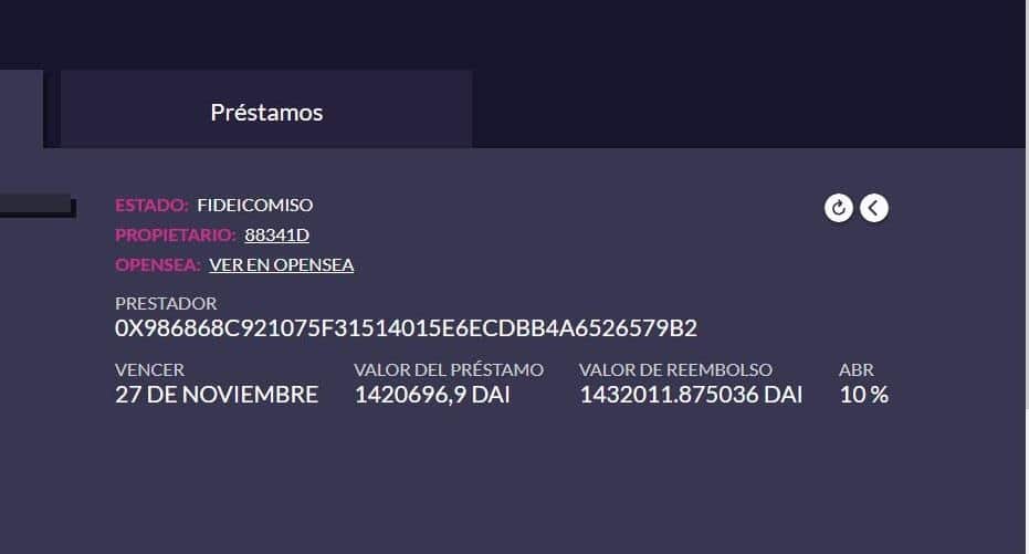 pago.prestamo-millón-dolares-token-nft