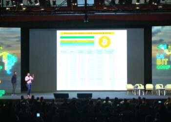 En LABITCONF, Juan Rodríguez revela sus estrategias de inversión en bitcoin. Fuente: talent-land.tv.