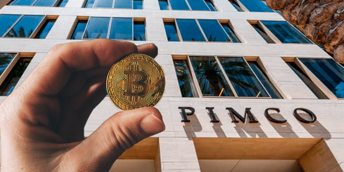 Pimco, uno de los gestores de inversiones más grandes del mundo, está interesada en bitcoin. Composición por CriptoNoticias. Fuentes:  stevanovicigor  /  elements.envato.com  ;  pimco.es .