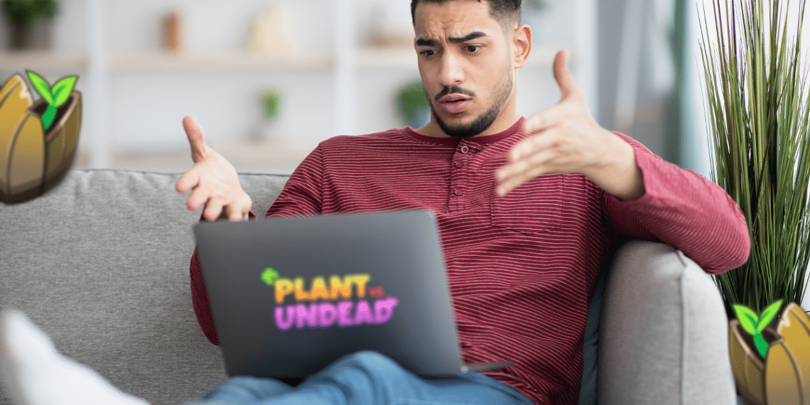 Una serie de cambios anunciados en Plant vs Undead alteró a la comunidad, aunque los desarrolladores aseguran que traerá beneficios. Composición por CriptoNoticias. Fuentes:  Prostock-studio /  elements.envato.com  ;  plantvsundead.com .