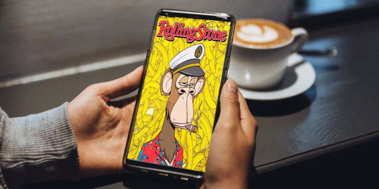La revista Rolling Stone debuta en el mercado de los NFT. Composición por CriptoNoticias. Fuentes:  Rawpixel  /  elements.envato.com .