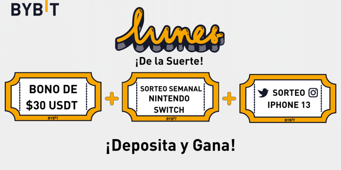 Promocion de Bybit Lunes de la Suerte