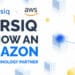 Pancarta publicitaria de la asociacion de PARSIQ con Amazon AWS