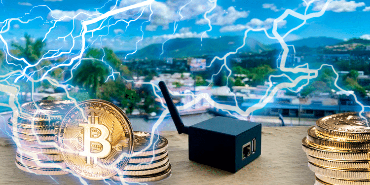 Nodl y BTC con Lightning.
