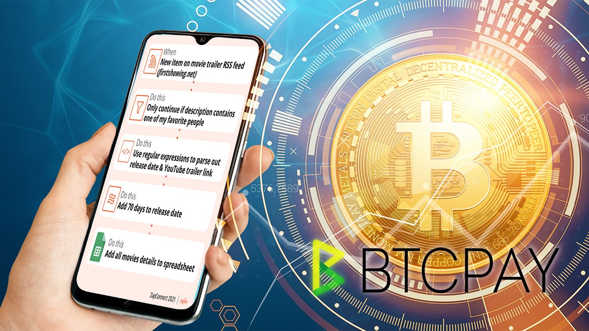 BTCPay Server llega a la app multitarea Zapier para facilitar comercio con  bitcoin