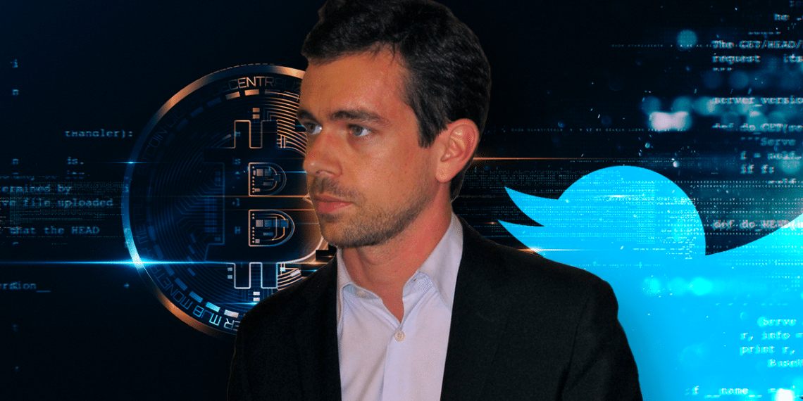 Para Jack Dorsey, bitcoin es el proyecto más importante de su vida. Composición por CriptoNoticias. Fuentes:  rybindmitriy  /  stock.adobe.com  ;  pngegg.com  ;  edyson  /  flickr.com .