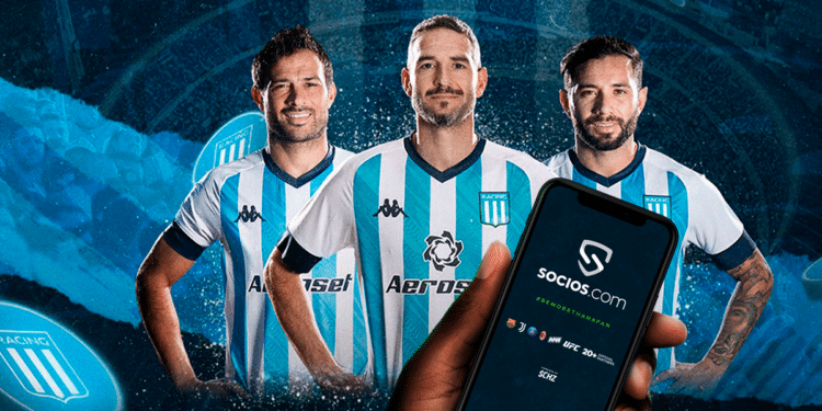 Racing y Socios.com.