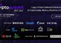 Panacarta promocional de la conferencia Crypto Summit del Sur