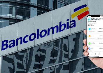 Bancolombia y Gemini.