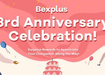 Pancarta de celebración tercer aniversario de Bexplus