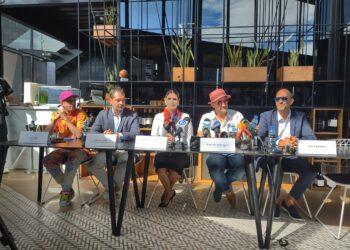 Durante la rueda de prensa inaugural para la Bitcoin Week, los organizadores hablaron sobre el impacto de estas conferencias para El Salvador. Imagen por CriptoNoticias.