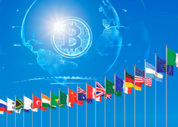 Banderas del mundo y BTC.