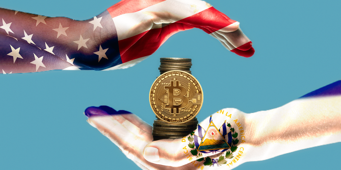 El Salvador y USA, BTC.