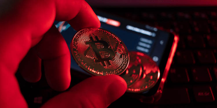 BTC en rojo.