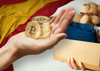 Juguetes BTC y bandera de España.