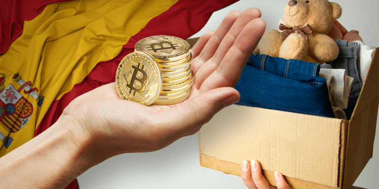 Juguetes BTC y bandera de España.