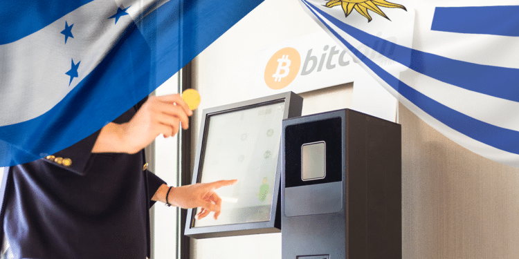 Uruguay y Honduras, ATM BTC.