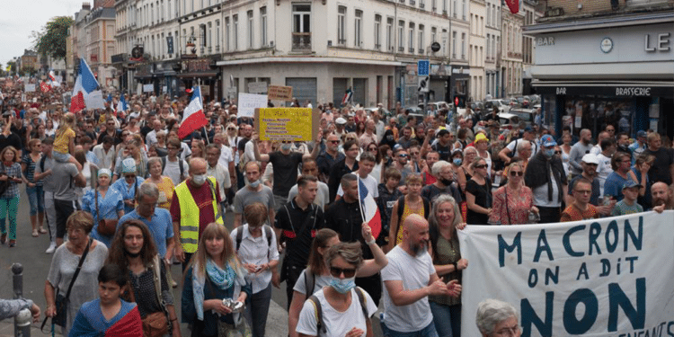 Protestas en Francia.