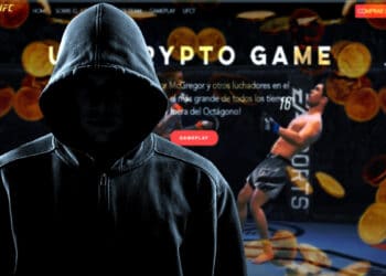 El sitio web UFC Crypto Game desapareció luego de vender durante 3 días el token UFCT. Composición por CriptoNoticias. kmls / stock.adobe.com; BillionPhotos.com / stock.adobe.com.