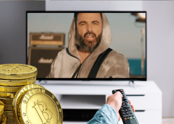 Cantautor español financia enteramente su videoclip musical con bitcoin. Composición por CriptoNoticias.  Andrey Popov / stock.adobe.