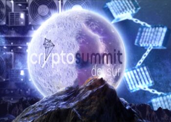 Pancarta Promocional del Evento Crypto Summit del Sur