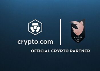 Logos de Crypto.com y Angel City Football Club