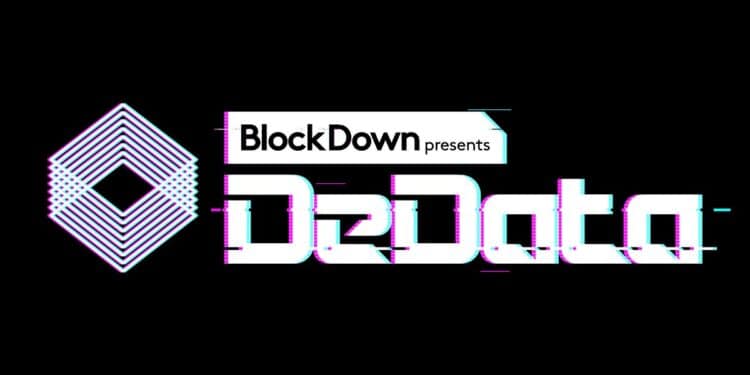 Pancarta promocional del evento BlockDown DeData