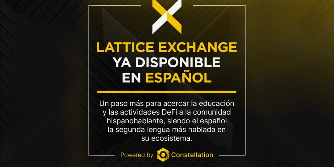 Pancarta promocional Lattice Exchange