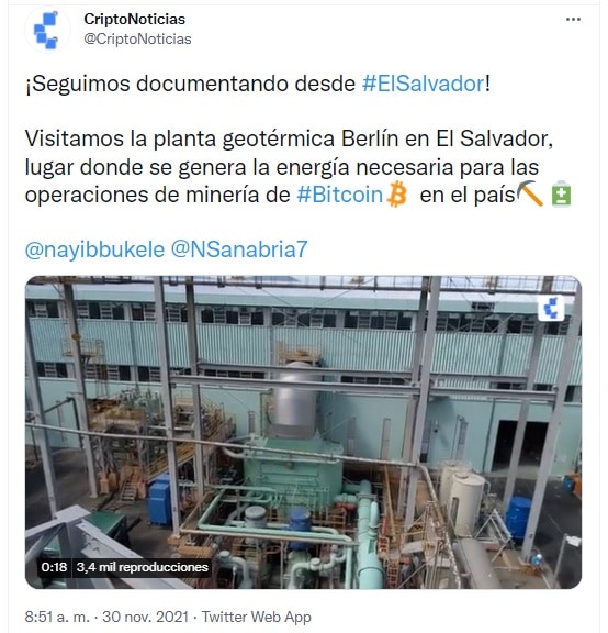 Noti Hash: 300 Antminer and MicroBT mine Bitcoin fueled by El Salvador's volcanoes 6 Noti Hash: 300 Antminer and MicroBT mine Bitcoin fueled by El Salvador's volcanoes