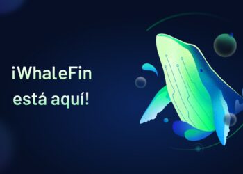 Dibujo de una ballena que simboliza a WhaleFin