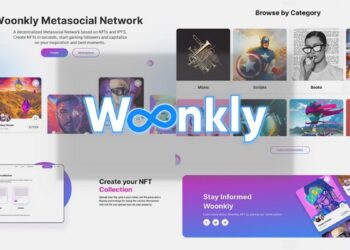 Interfaz de la red social Woonkly.com