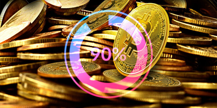 circulante bitcoin-minados